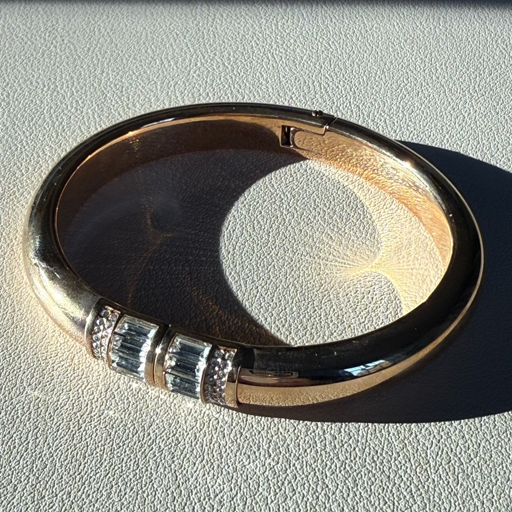 Michael Kors Chubky Rose Gold Bracelet with Silver Accents